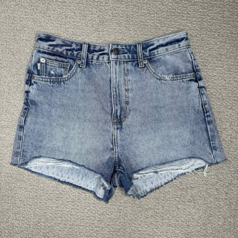 Denim Cut Off Shorts Size 27 Blue Jack High Rise